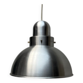 Mid-century minimalist aluminium pendant lamp from the space age, 1960s.