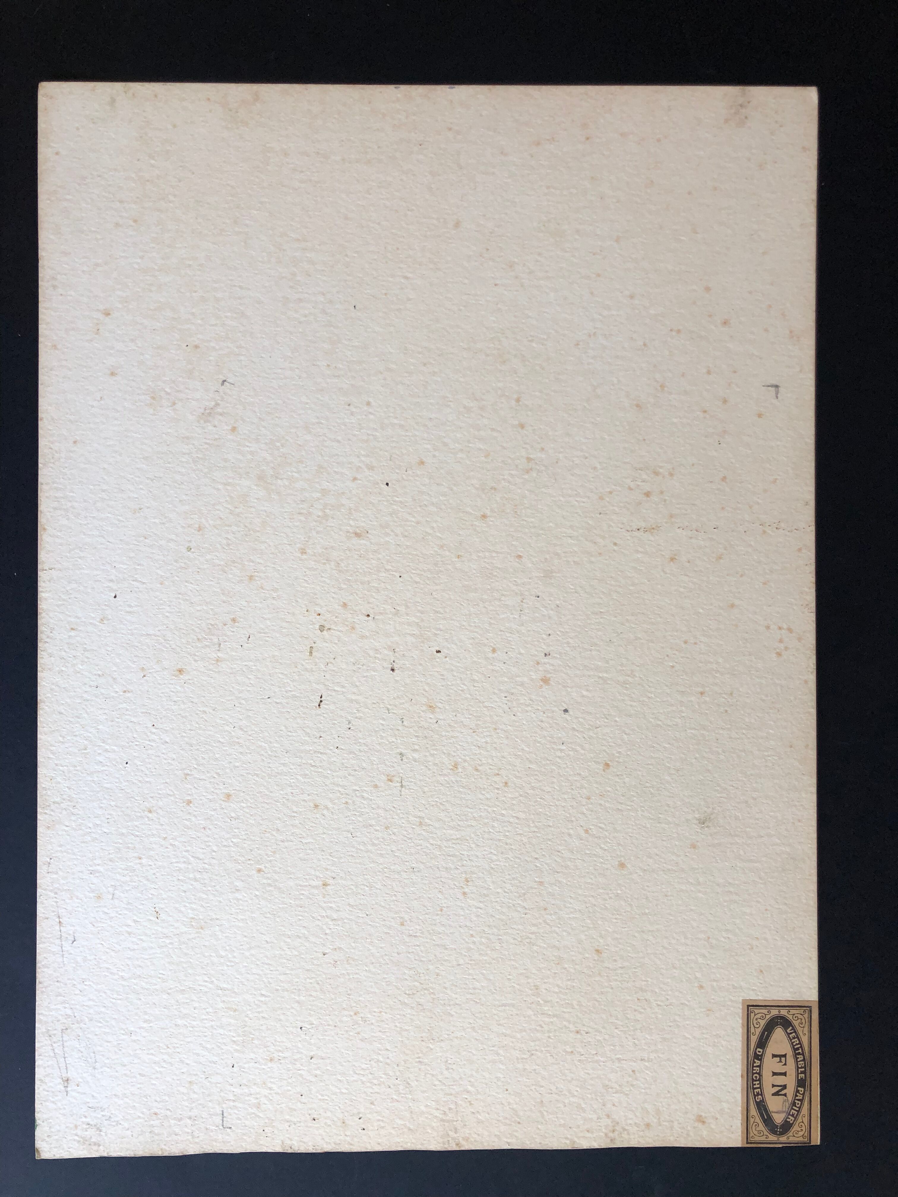 Painting with gouache landscape Fog in September