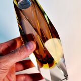 Sommerso Murano Three-Layer Vase – 1970s