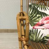 Vintage rattan armchair