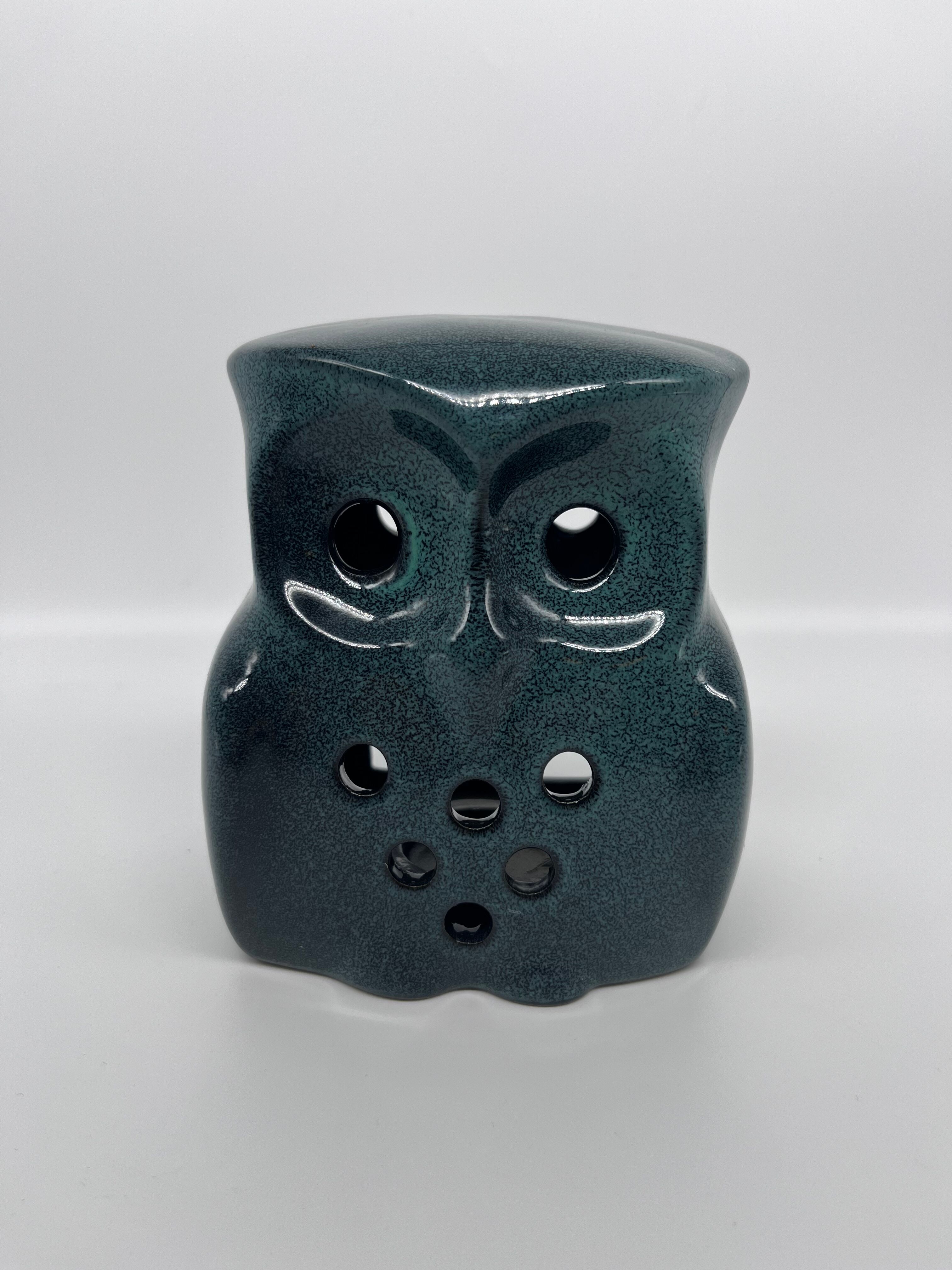 Bougeoir hibou en céramique