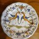 Assiette de présentation sur pied douche Martres Tolosane décor Moustier