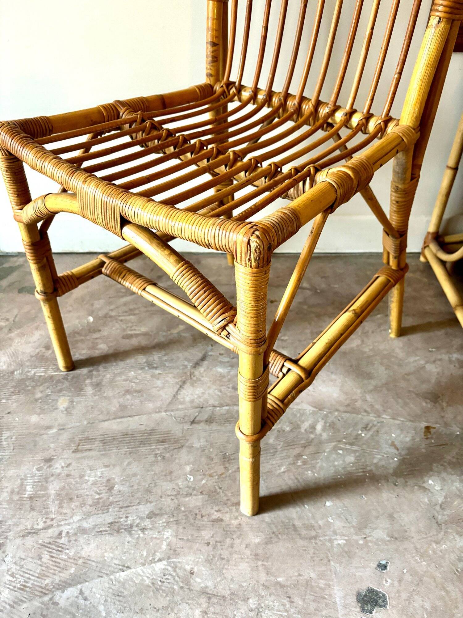 Rattan chair, 1960s