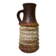 Ceramic vase West Germany rope effect