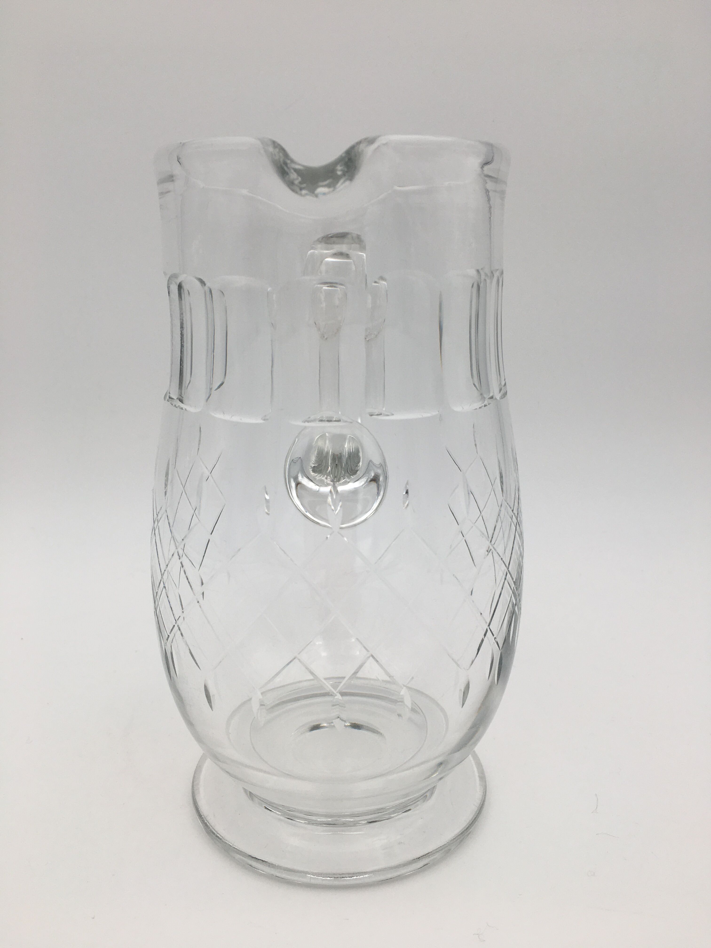 Pitcher in cut or crystal 1960