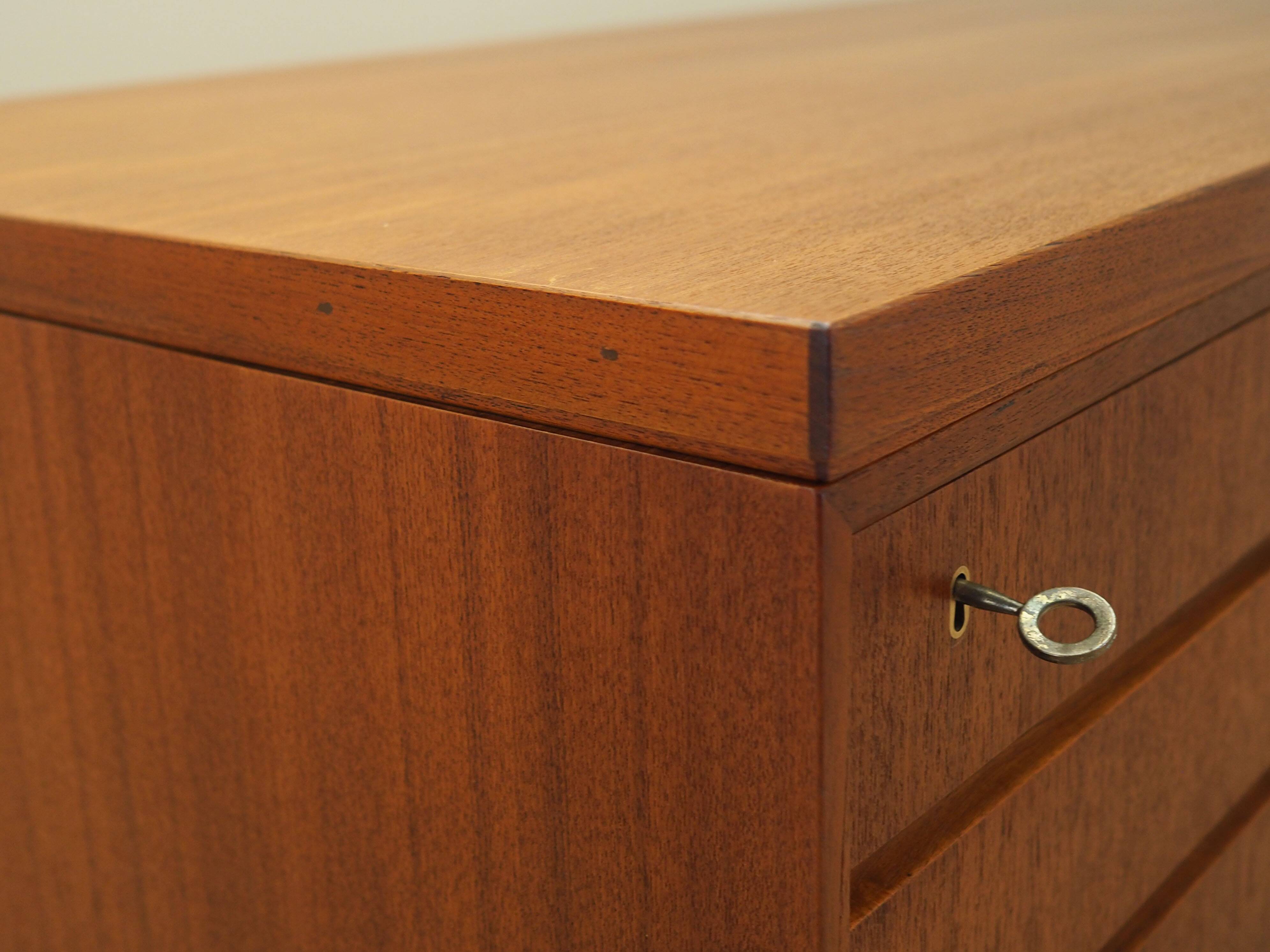 Teak desk, Danish design, 1970s, production: Denmark