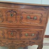 Old Provencal walnut chest of drawers