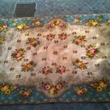 Tapis fleuri vintage 162x237cm