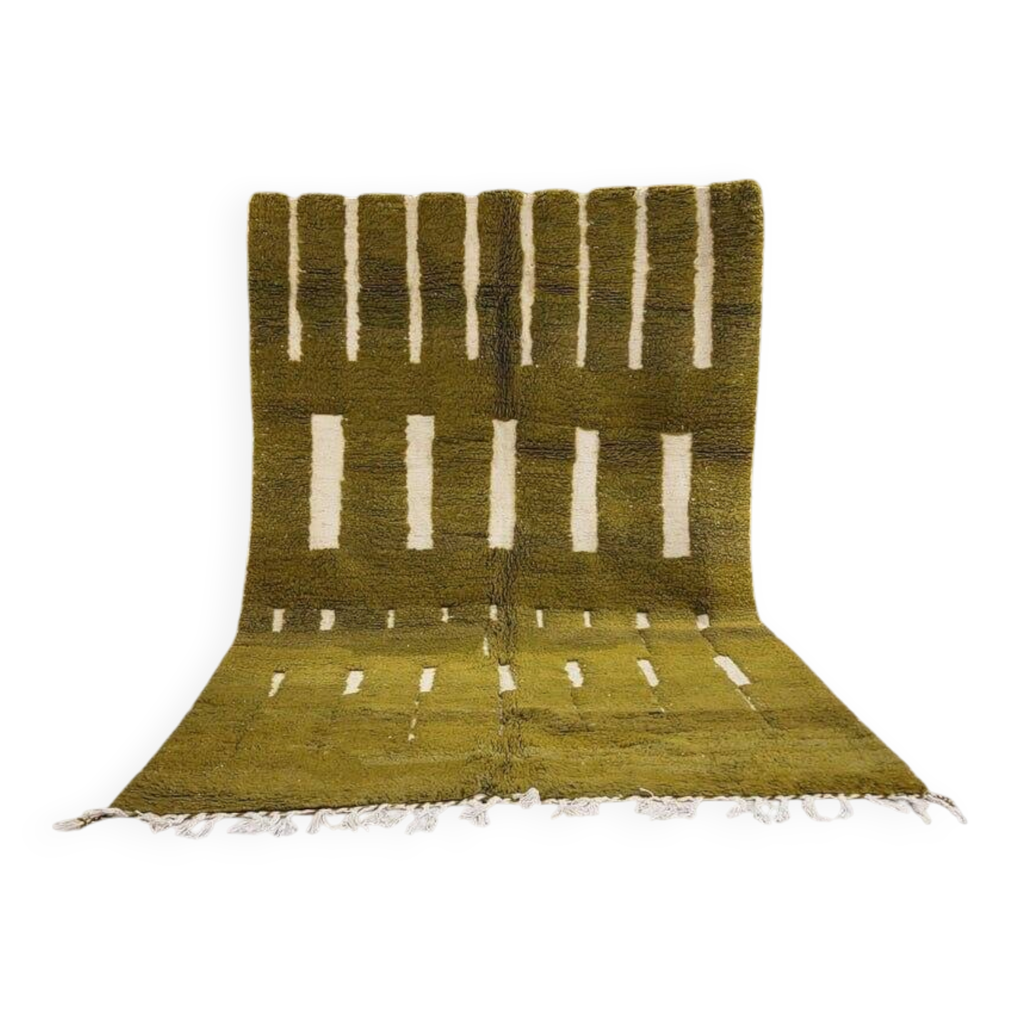 Tapis beni ouraine en laine pure fait main taille 3/4 m