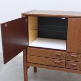 N-Line 'Team Program 500' double bar cabinet in wenge, 1966
