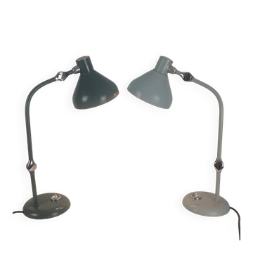 Pair of vintage Jumo GS1 desk lamps