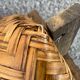 Basket with lided bamboo from Asia