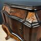 Vintage wooden bedside tables, Italy, 1950s, set of 2