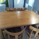Extendable table in teak Scandinavian SAMCOM 1960