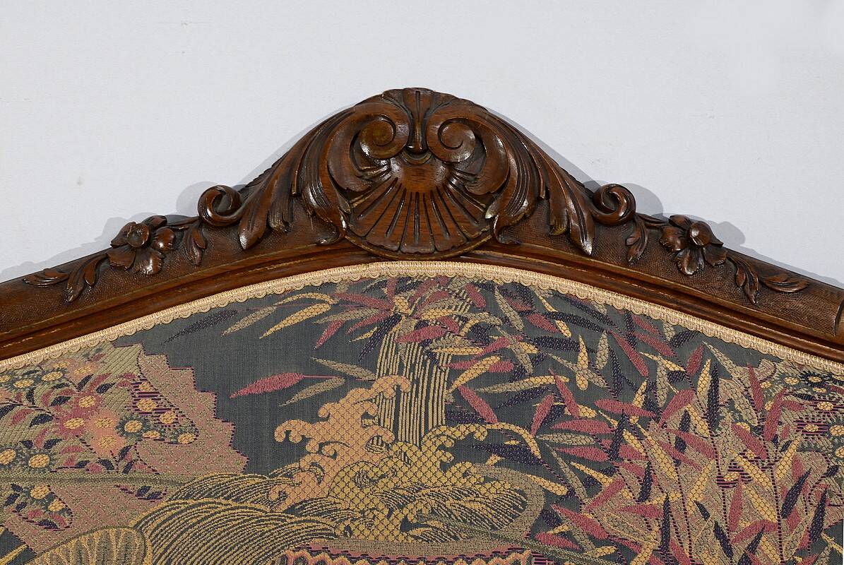 Louis XV style living room in walnut – 1920