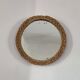 Period rattan mirror