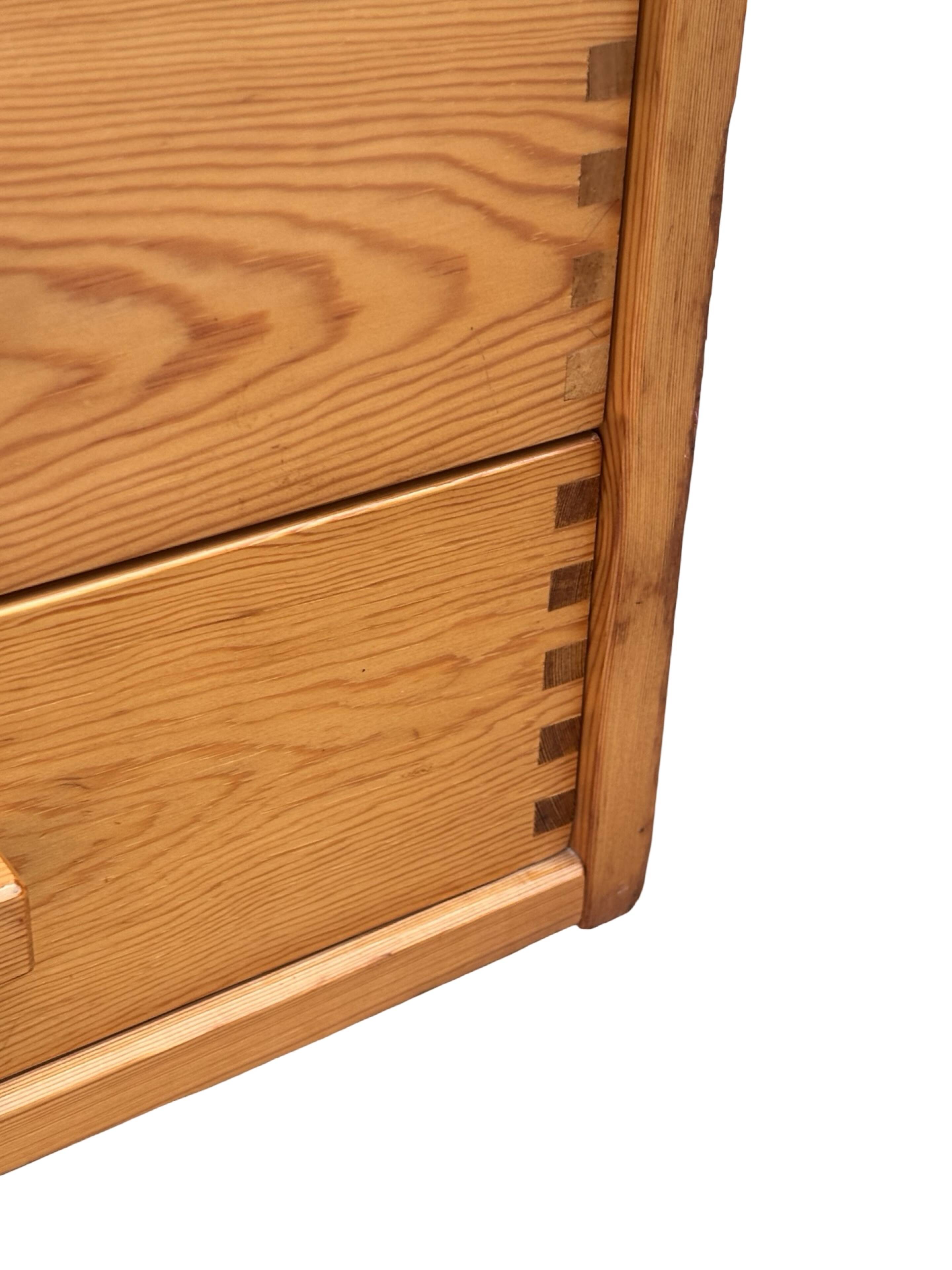 Vintage Pinewood Desk, Freestanding, 1970s Pine, Design, Ate van Apeldoorn