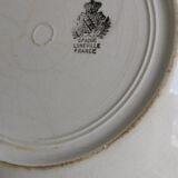 Old plate with geometric pattern Lunéville France