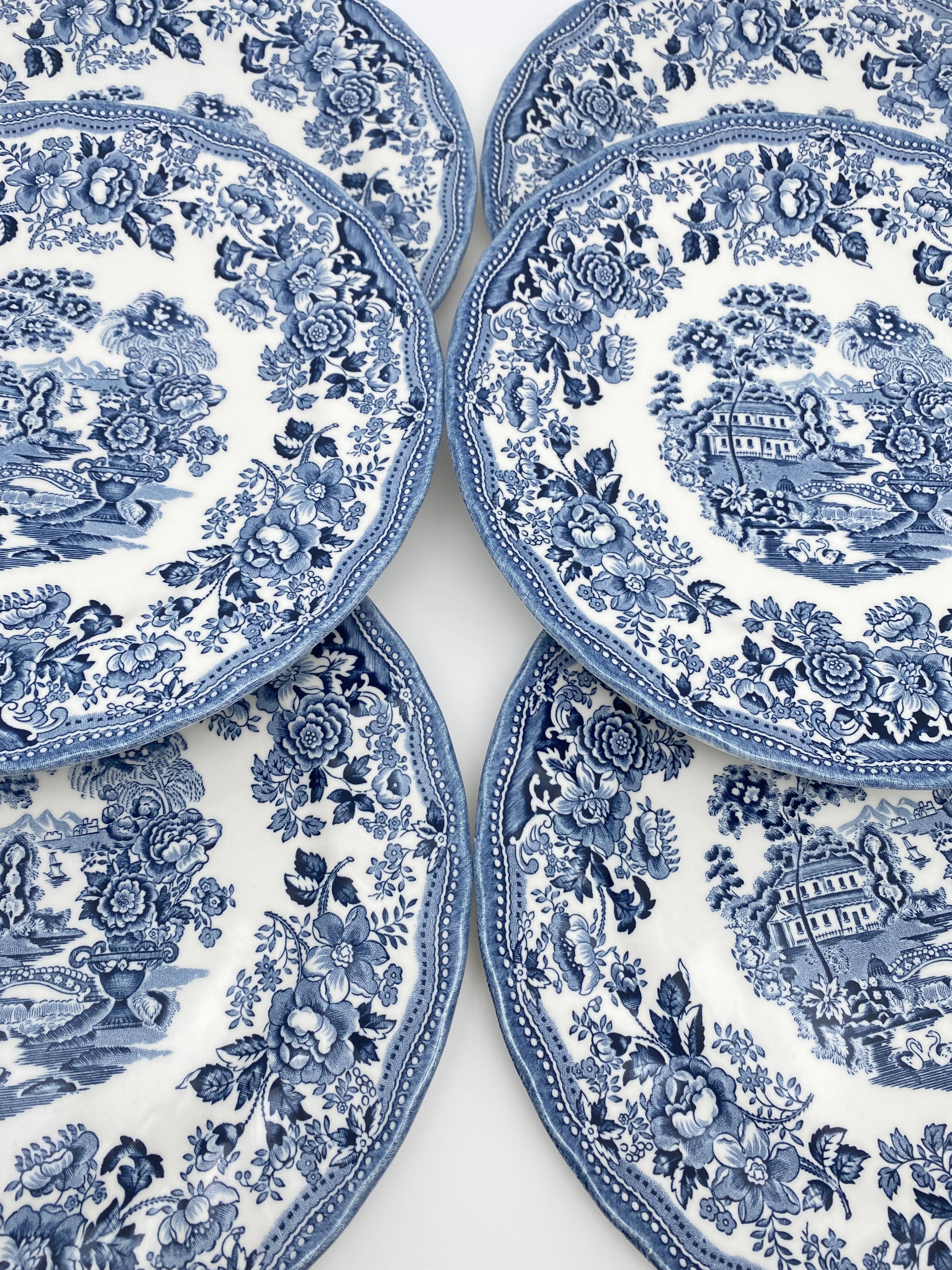 6 assiettes anglaises Churchill