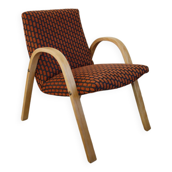 Fauteuil Vintage Bow Wood Steiner - 1950