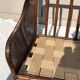 Rattan armchair and cane kok