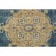 1970s Vintage Turkish Oushak Handmade Wool Cotton Orange Area Rug 205x304
