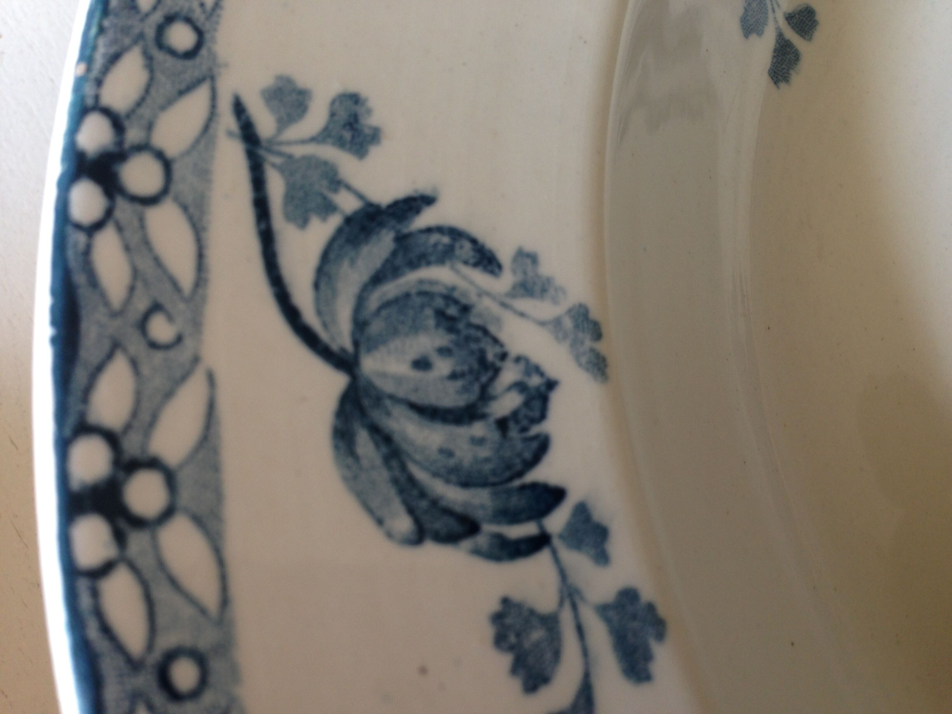 Sarreguemines U & C soup  plates  model Royat