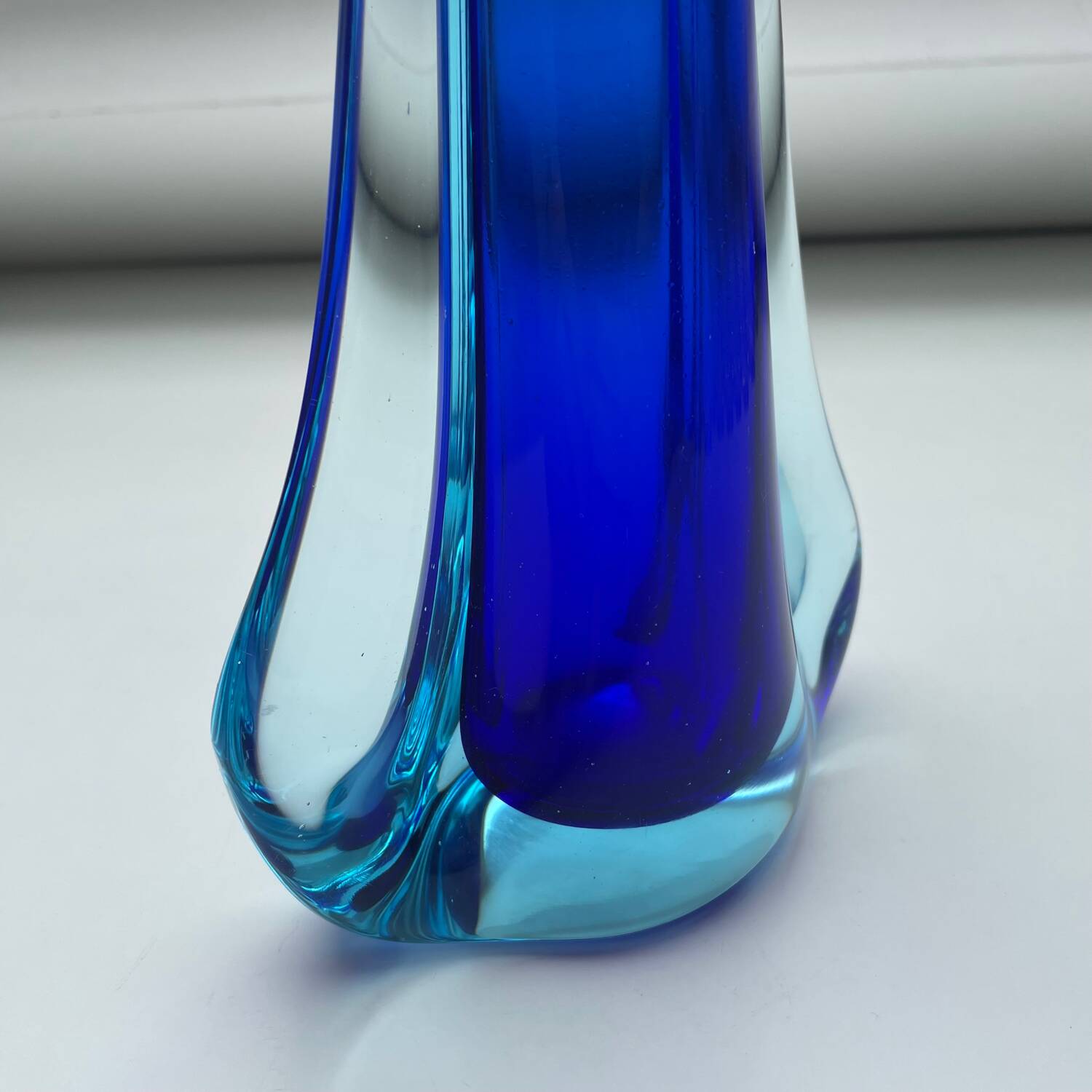 Solifleur vase Sommerso Murano Italy