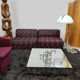 Vintage design modular sofa Cor 'Trio' Team Form AG 'Graphic dessin'
