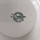 Round serving dish on Terre de Fer earthenware pedestal, Hamage Moulin des Loups
