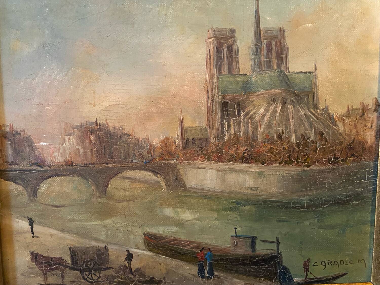 Notre Dame de Paris signed Caradec