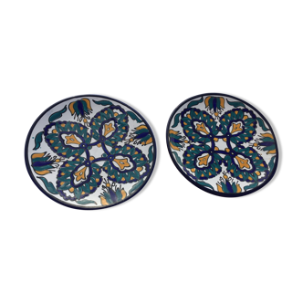 Set of 2 plates decoration