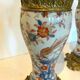 Pair of China porcelain lamp chiseled bronze 19th century