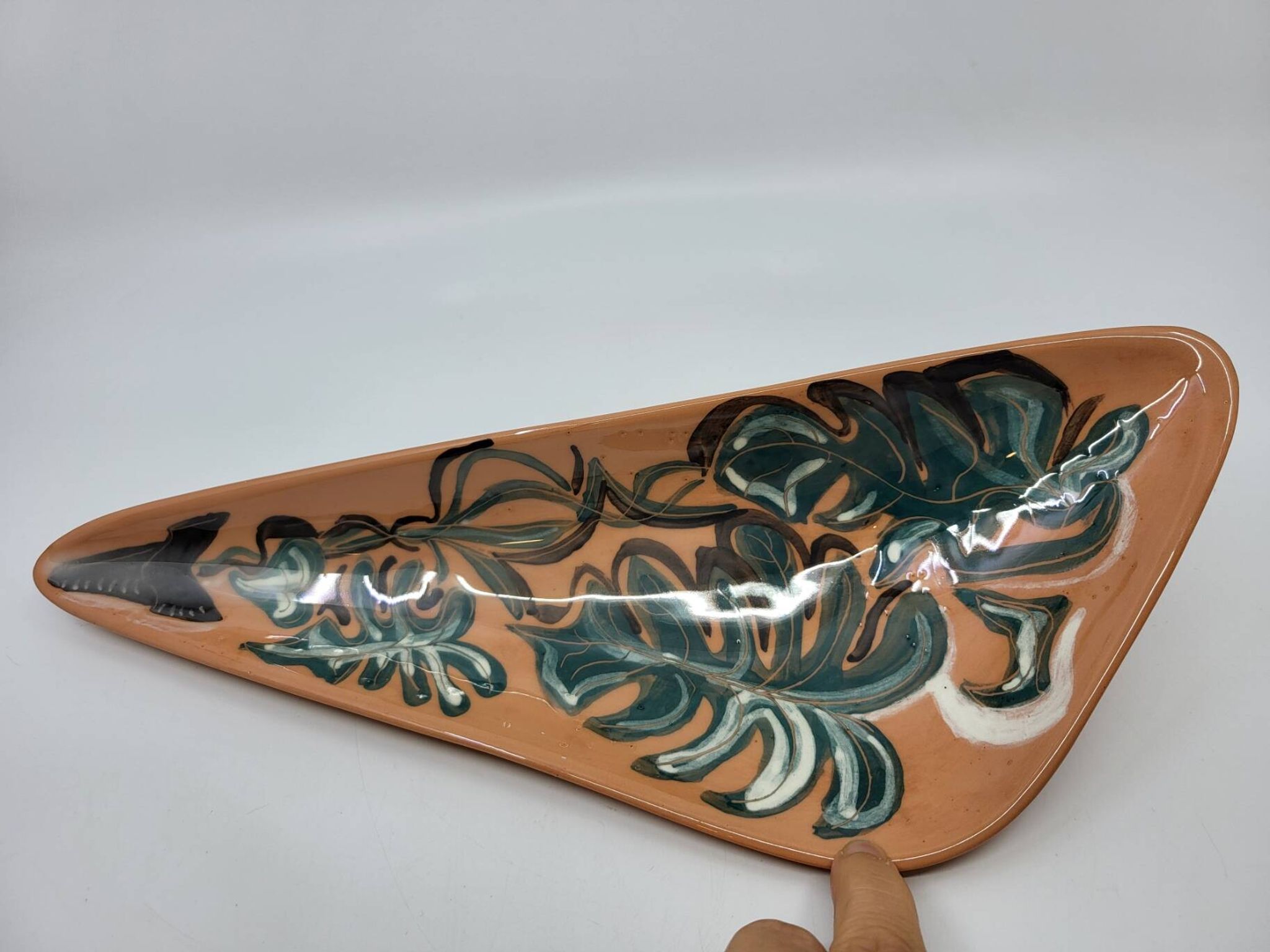 Triangular catchall by Gabrielle Mackiewicz, France, 1950s