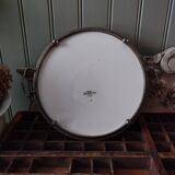 Sarreguemines Digoin “Righi” earthenware tray, metal rim and handles.