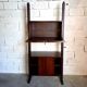 Modular bookcase in rosewood 60s