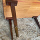 Vintage 1950s-60s Mahogany Veneer Wood Nightstand