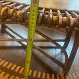 Rattan coffee table 1960