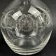Engraved crystal carafe from the late 19th to early 20th century.