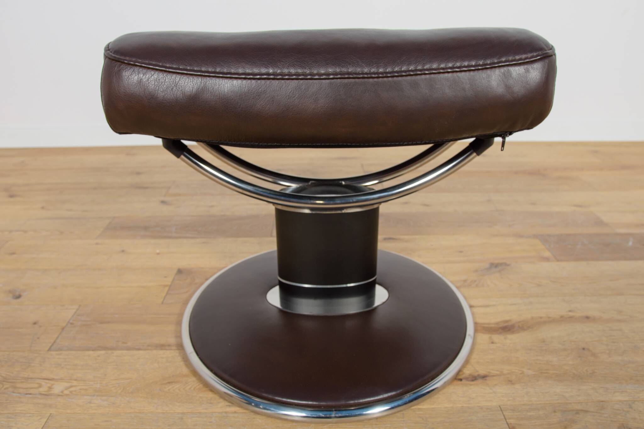 Ergonomic Lounge Chair with Ottoman Model from Ekornes Stressless, 2000s, Set of 2