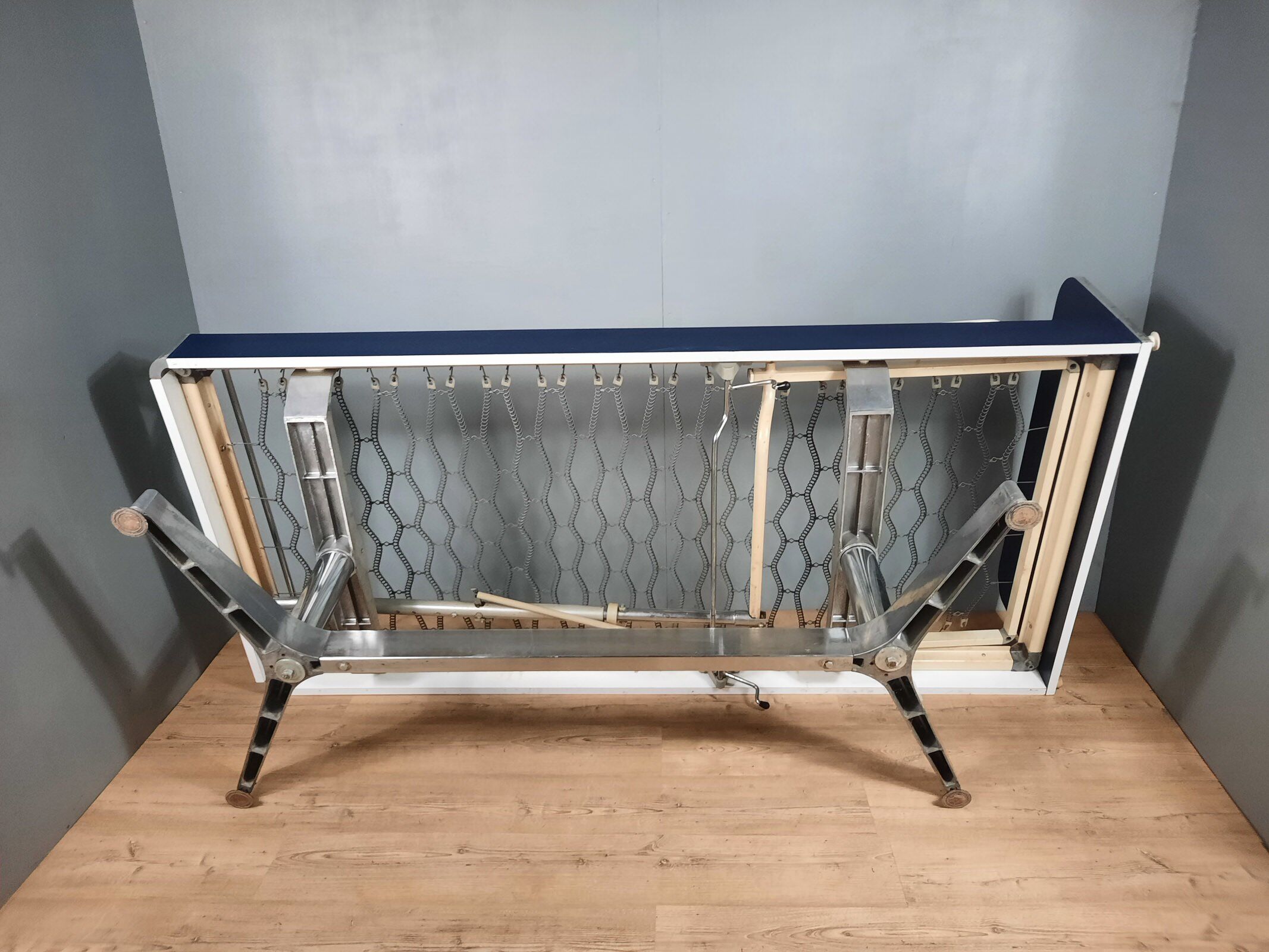 Old vintage hospital bed from the 70s