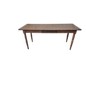 Table de ferme en chêne 175 cm