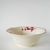 Large Badonviller salad bowl, Tamarista model, 1940