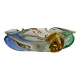 Bohemian Art Glass Ashtray by Josef Hospodka, 1960's