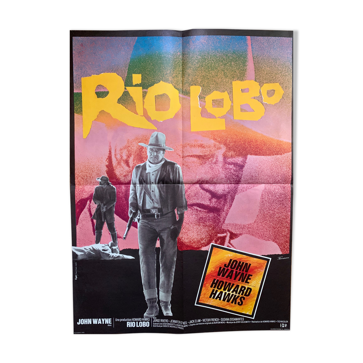 Poster of the film "Rio Lobo"