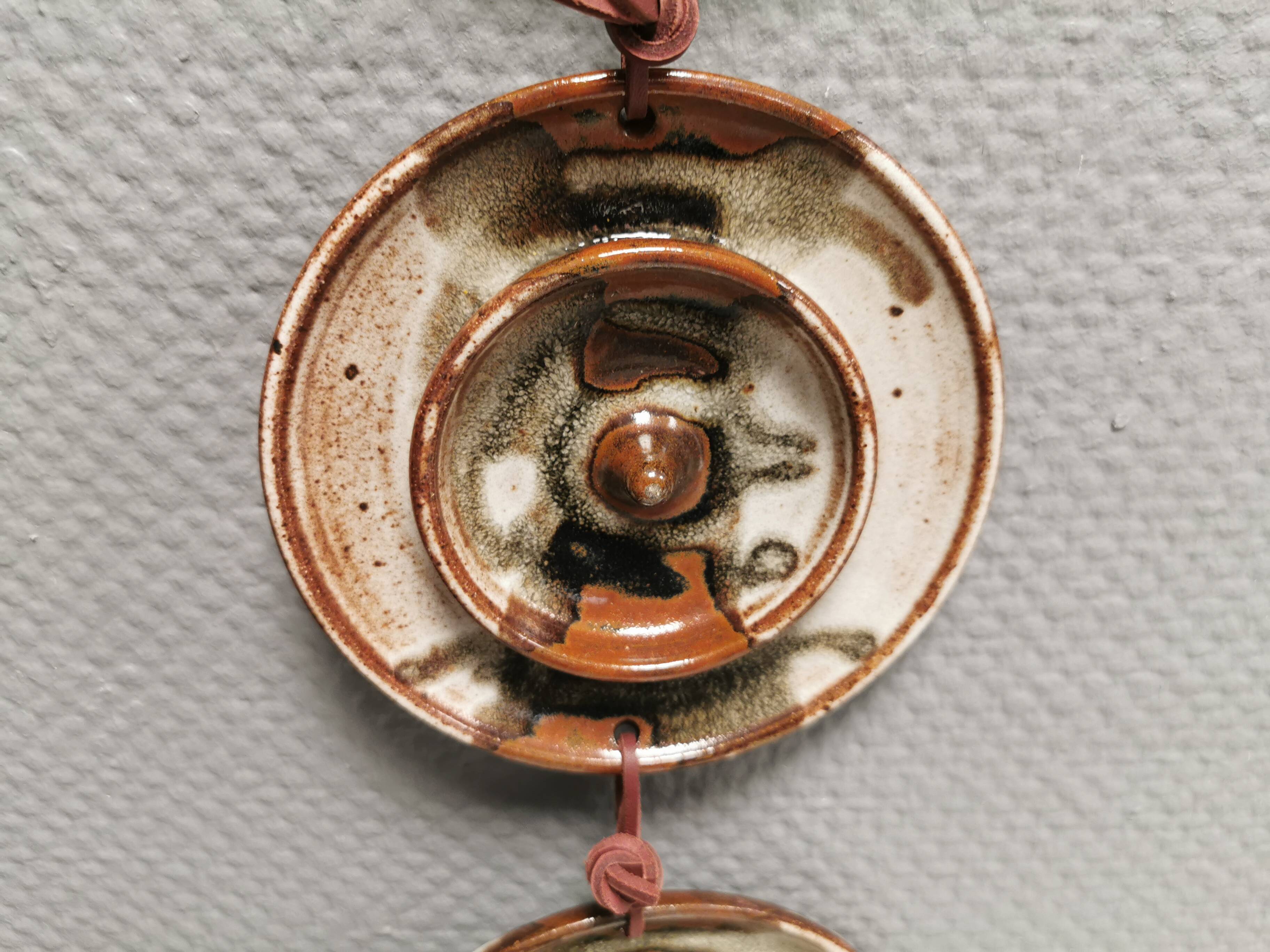 Wall decoration in the form of ceramic ornaments from Danske Waldorff 1970s