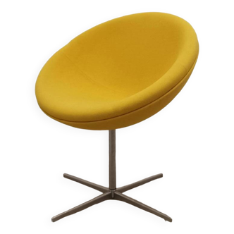C1 armchair from VITRA designed by Verner Panton in yellow fabric