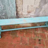 Banc en bois banc de ferme patine ancienne