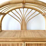 Rattan shelf