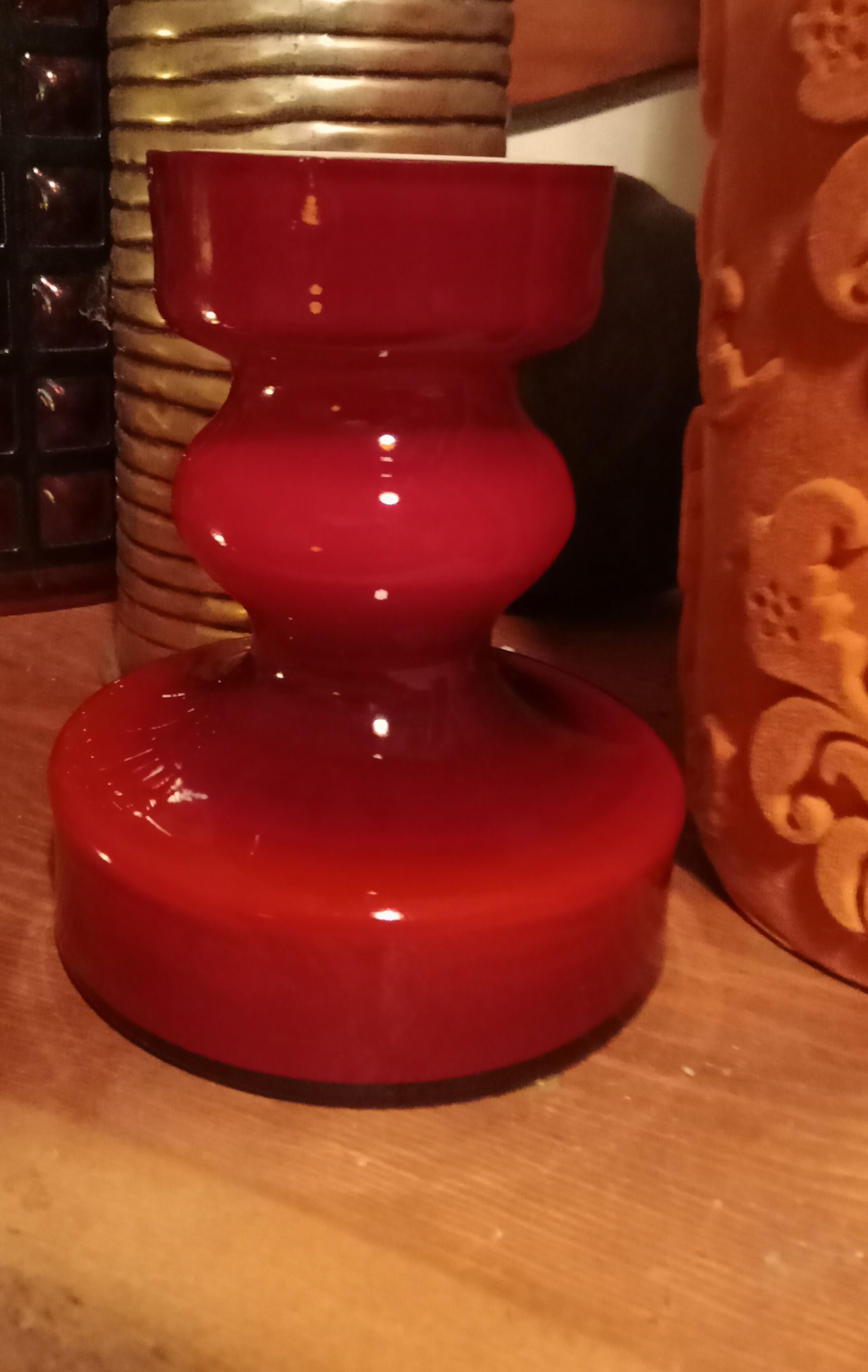 Glass vase or candle holder